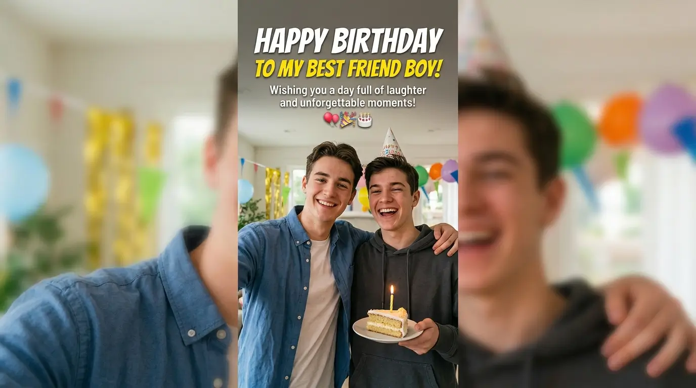 Birthday Wishes for Friend Boy