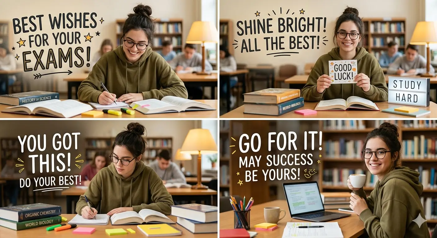 best wishes for exam images