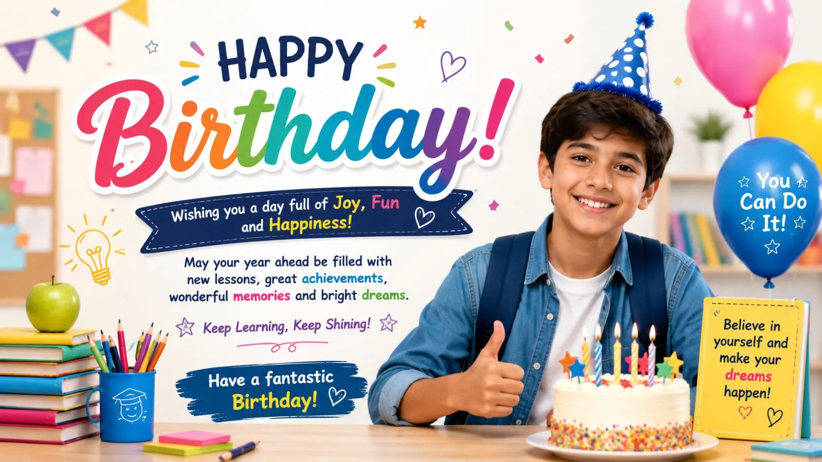 Birthday Wishes for Students