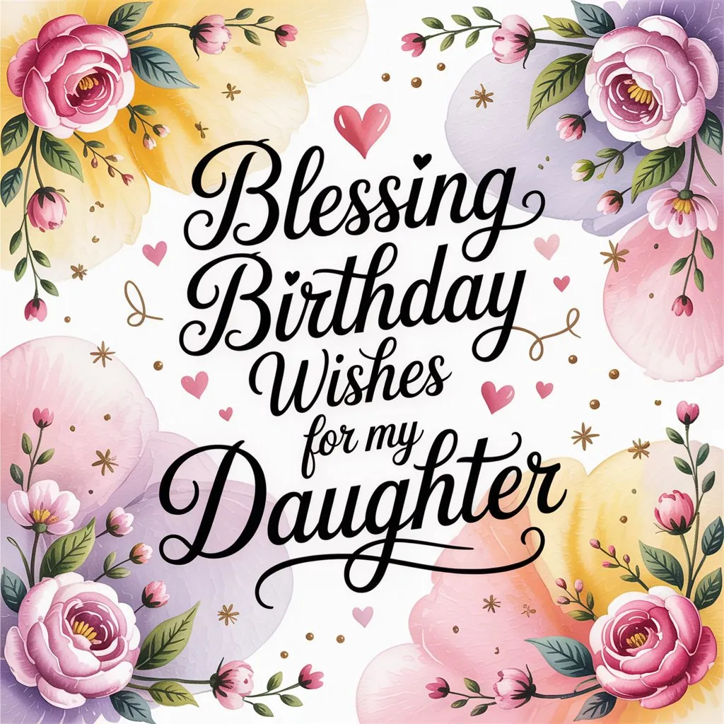 💖 Blessing Birthday Wishes for My Daughter