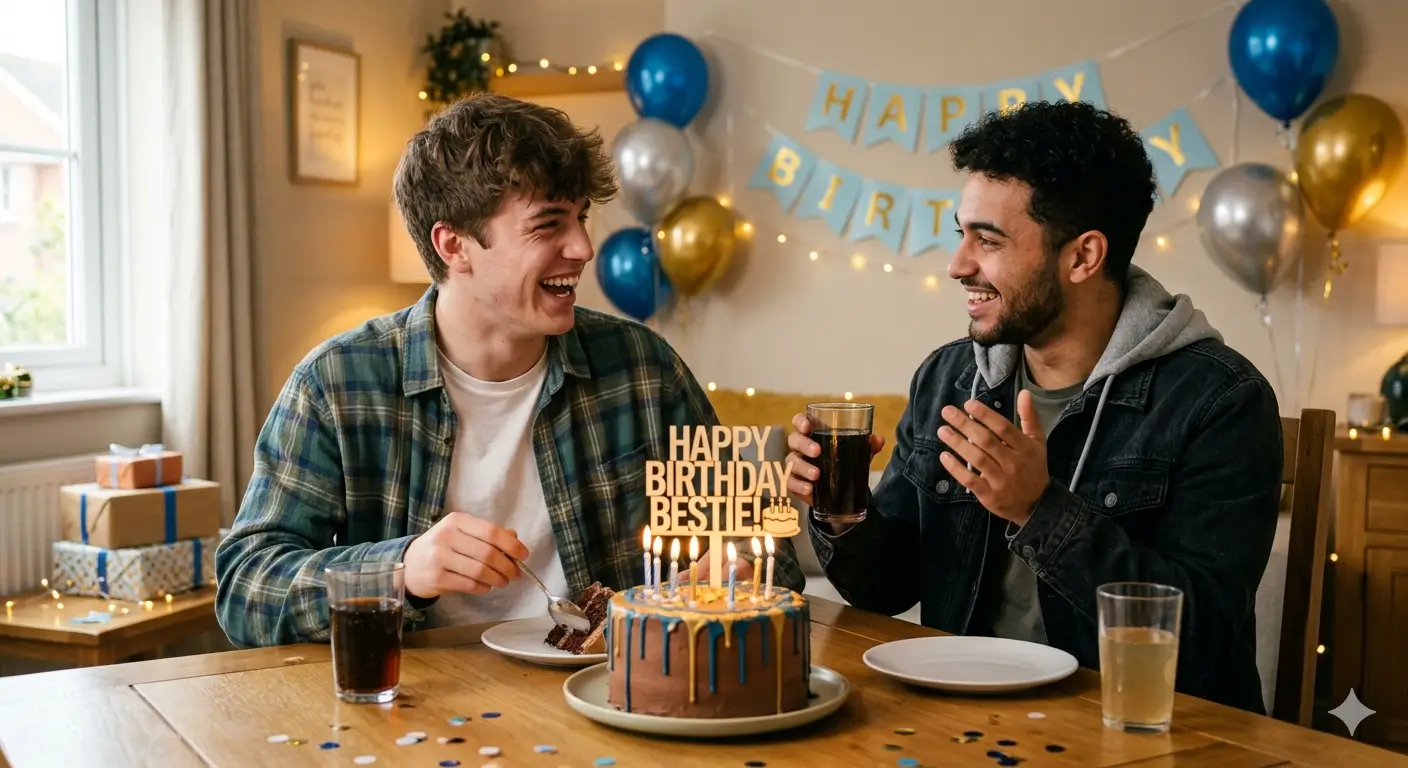 Boy Bestie Birthday Wishes for Male Best Friend
