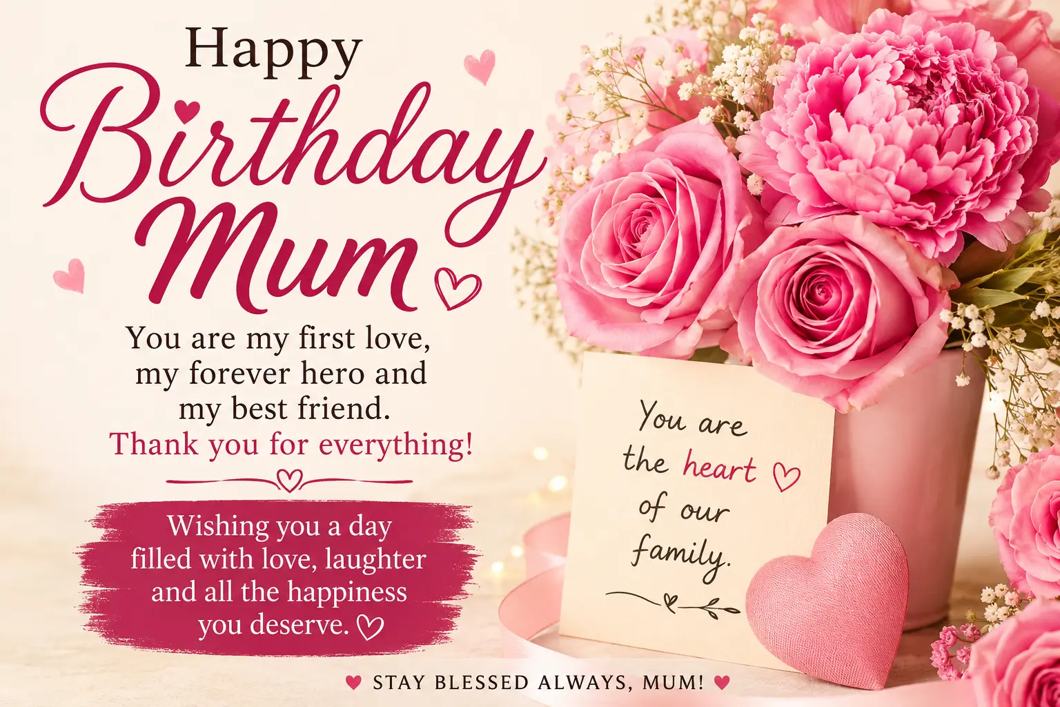 birthday wishes for mum