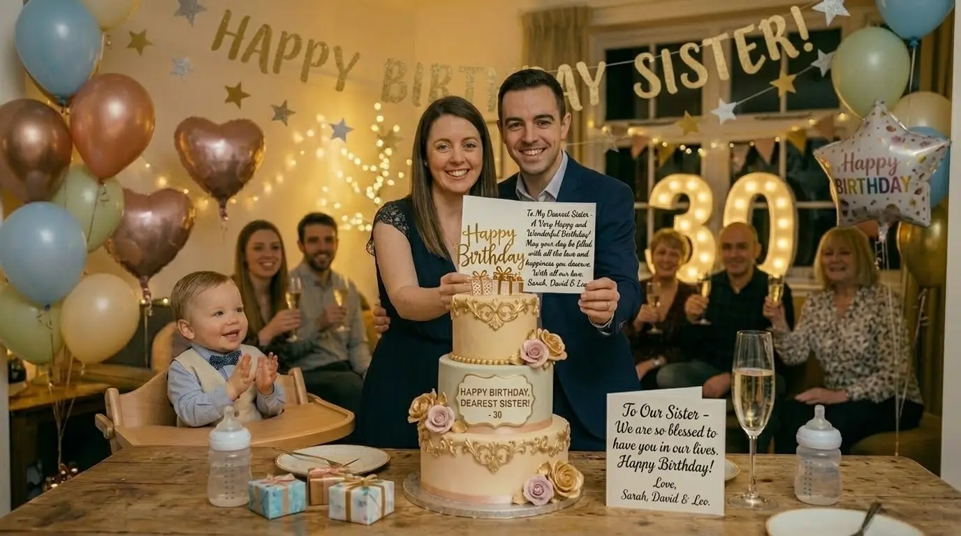 Heartfelt Birthday Wishes for Sister in English