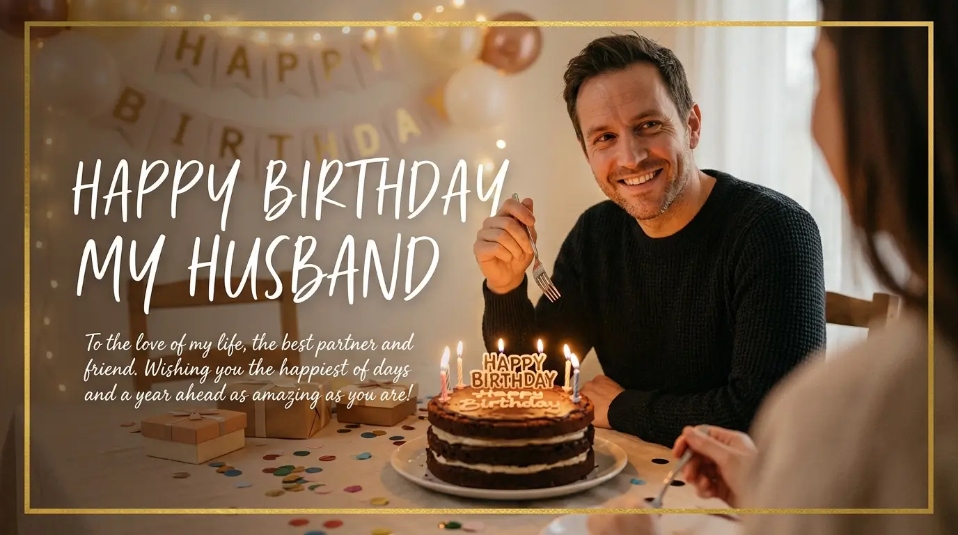 ❤️ Heartfelt Birthday Wishes for My Husband