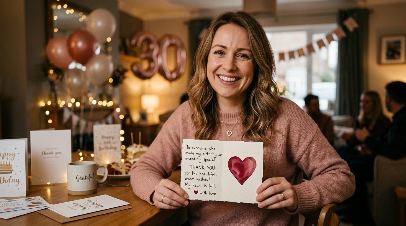 ❤️ Heartfelt Thank You for Birthday Wishes