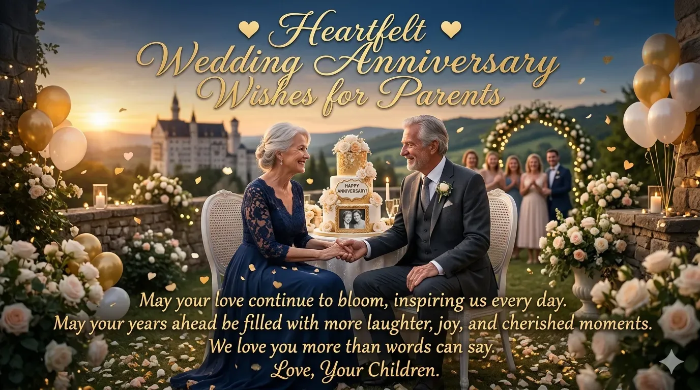❤️ Heartfelt Wedding Anniversary Wishes for Parents