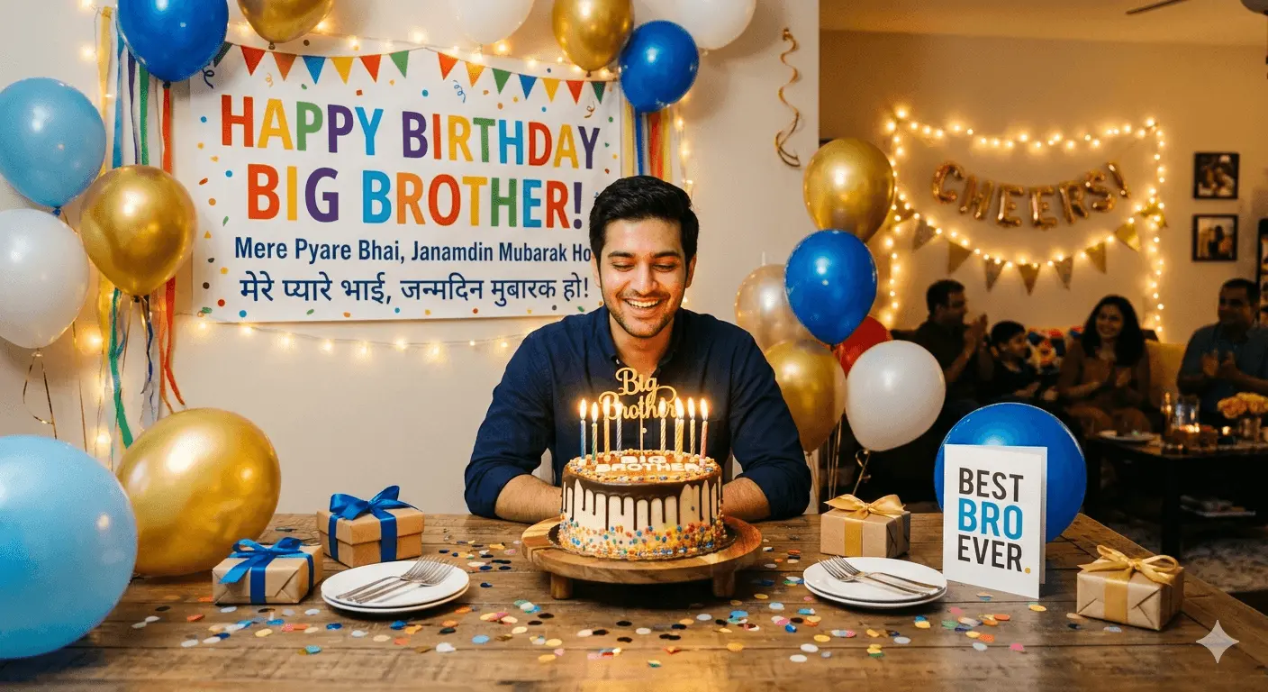 🎉 Happy Birthday Wishes for Big Brother