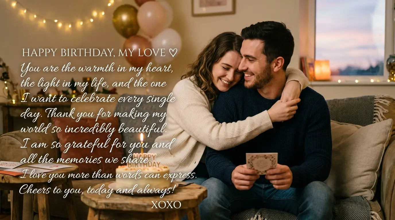 💖 Emotional Birthday Wishes for Boyfriend