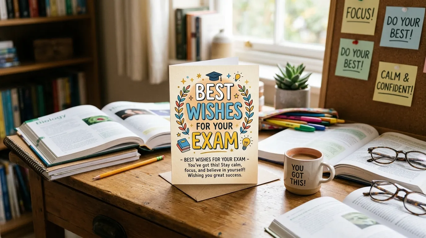 Best Wishes for Exam:🎓 150+ Heartfelt Messages, Quotes & Greetings for Success