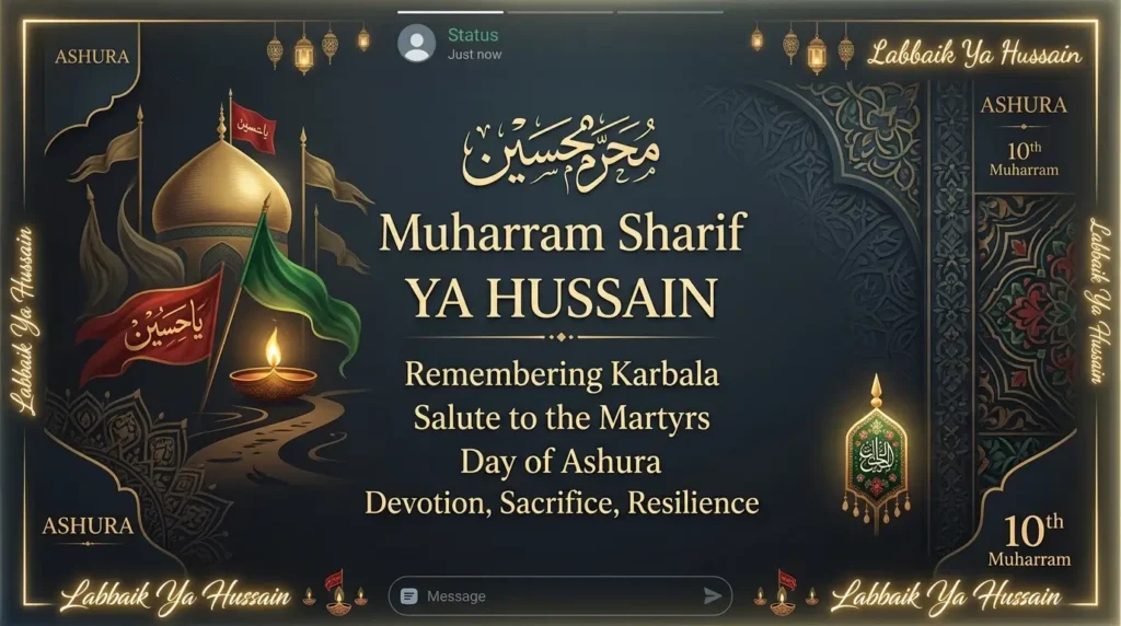 Muharram Sharif WhatsApp Status