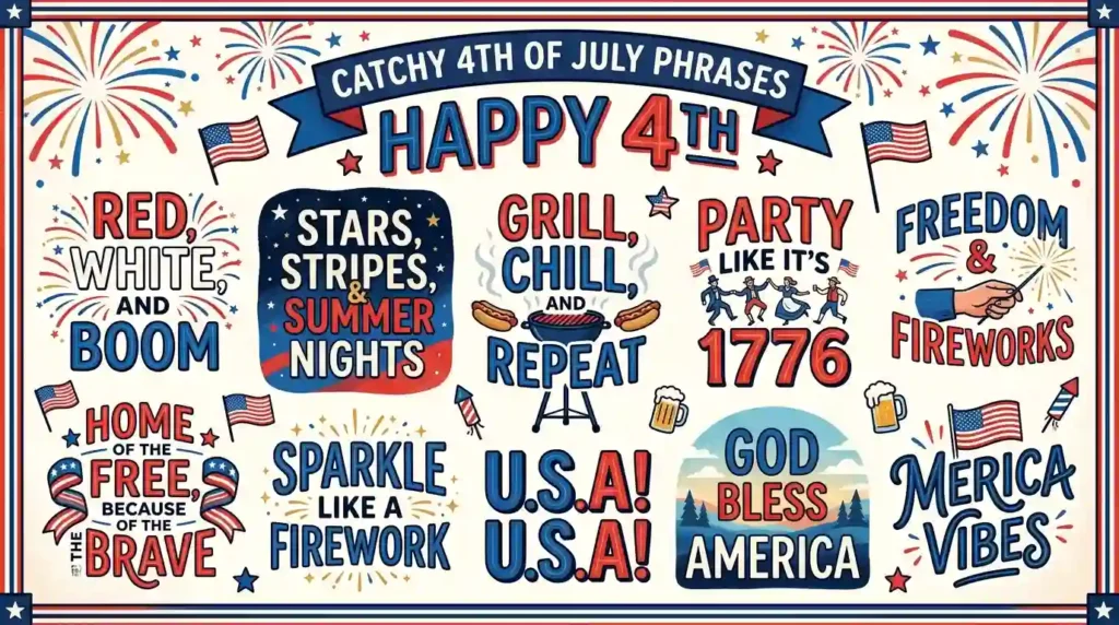 Catchy 4th of July Phrases