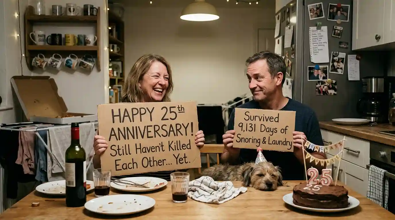 Funny Anniversary Wishes for Couples