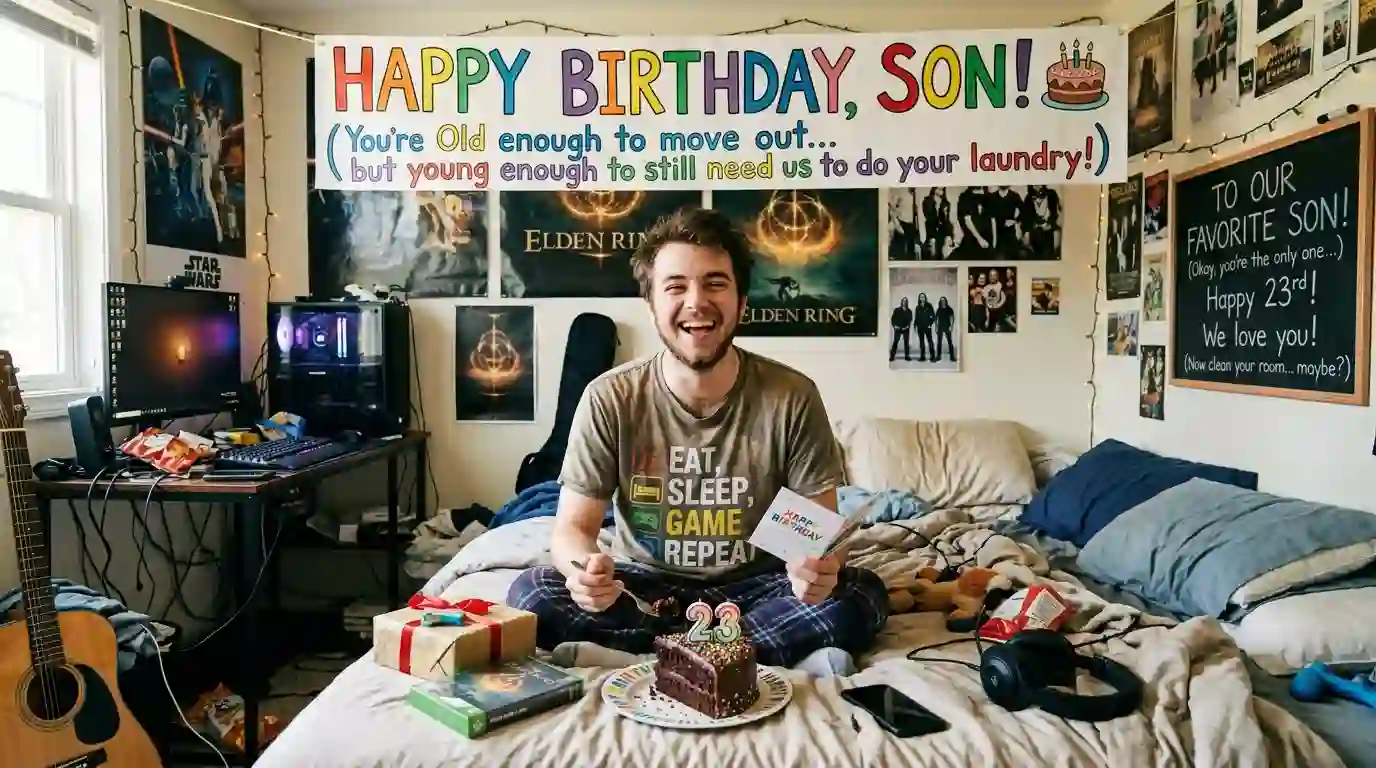 Funny Birthday Wishes for Son