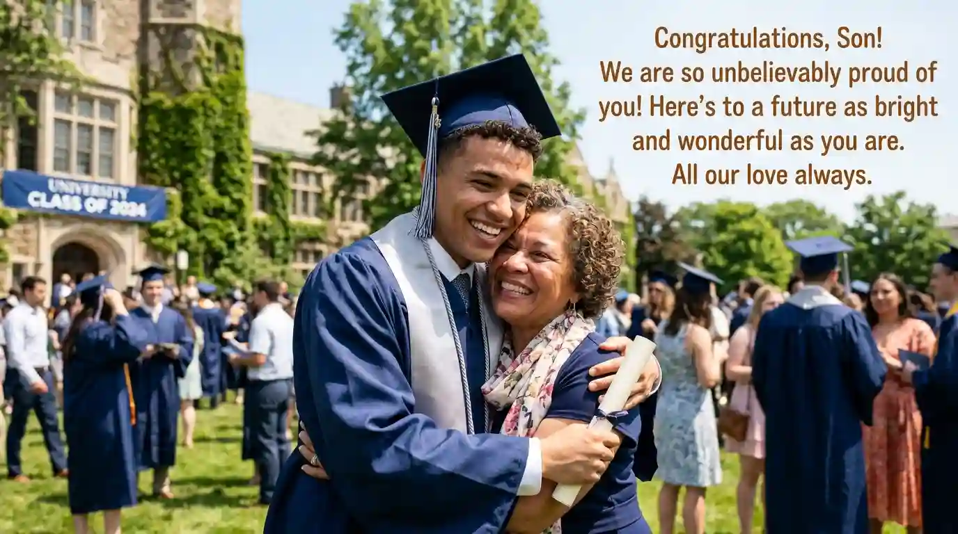 Graduation Wishes for Son