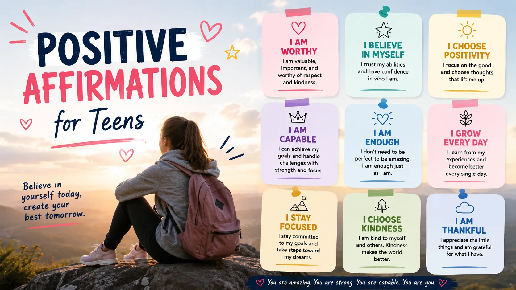Positive Affirmations for Teens