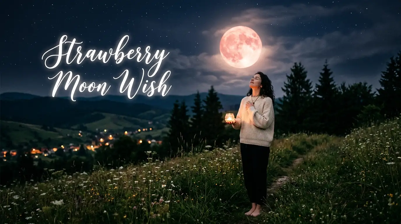 Strawberry Moon Wish