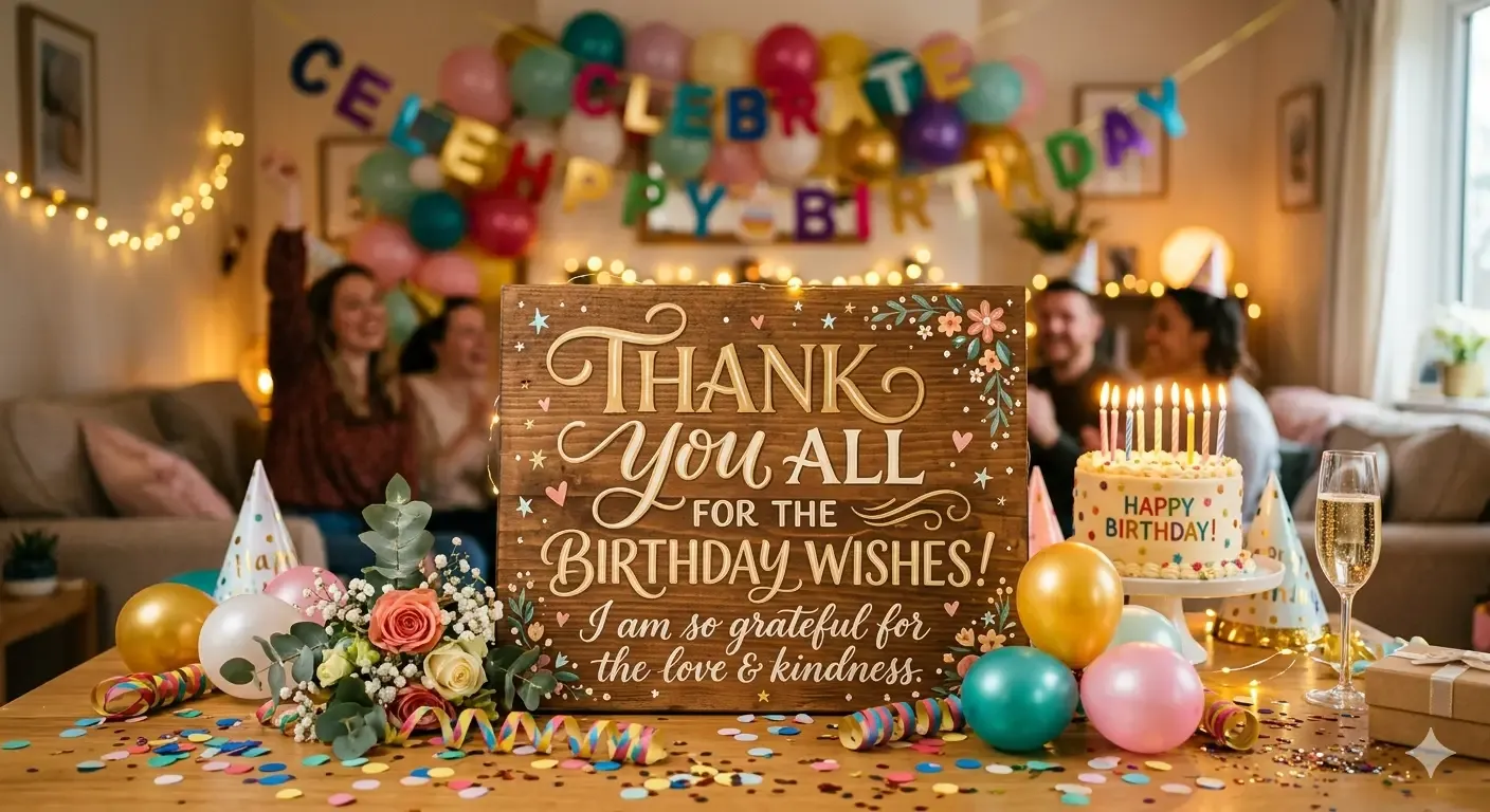 Thank You All for the Birthday Wishes