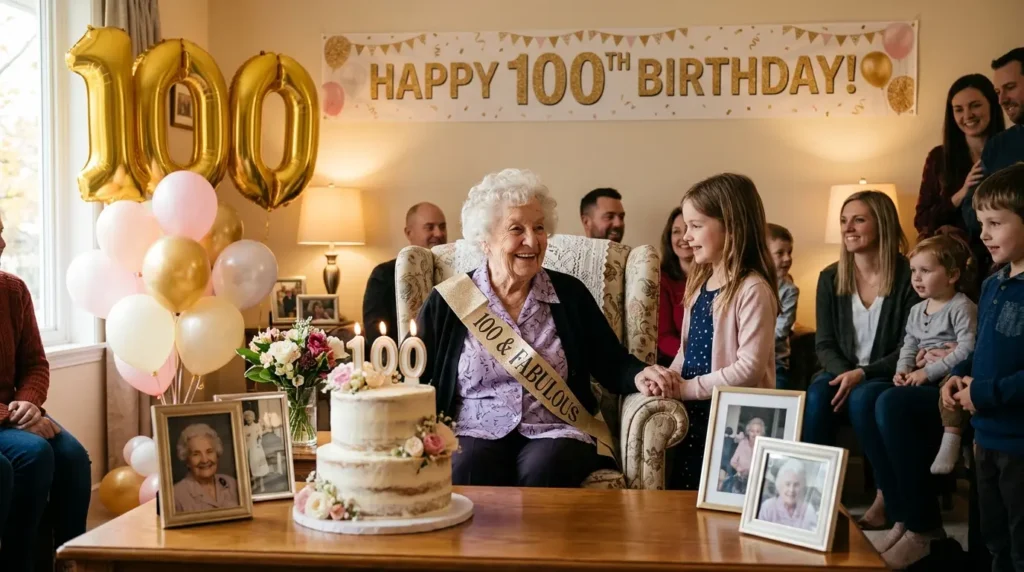 100th Birthday Wishes for a Woman