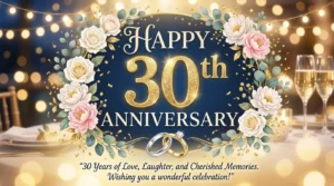 30th Anniversary Wishes