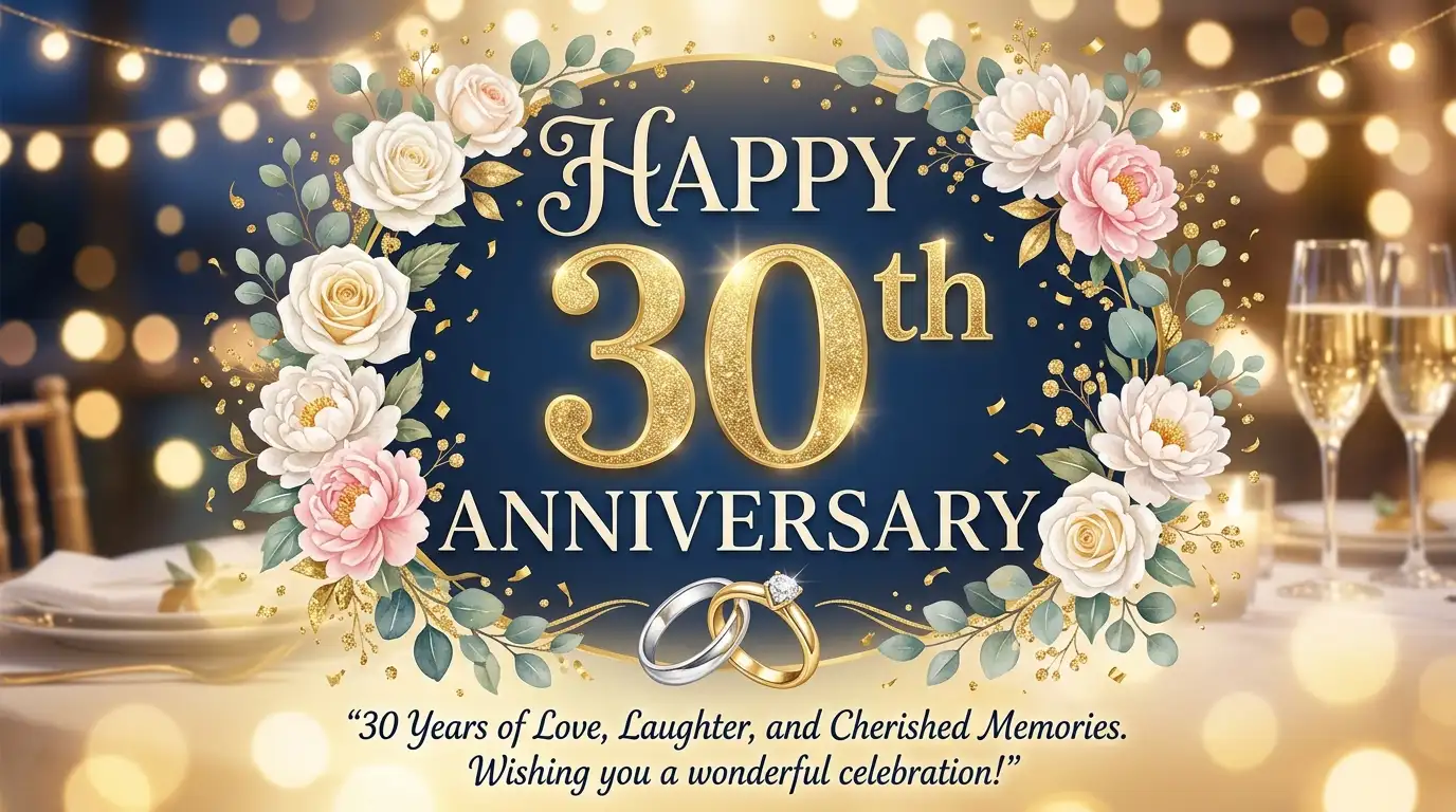 30th Anniversary Wishes