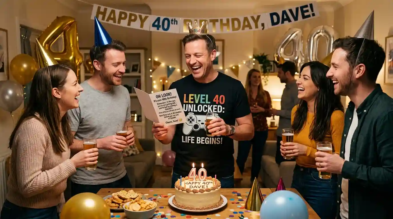 Funny 40th Birthday Wishes