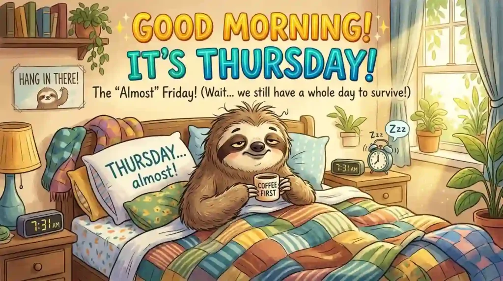 Funny Good Morning Thursday Wishes