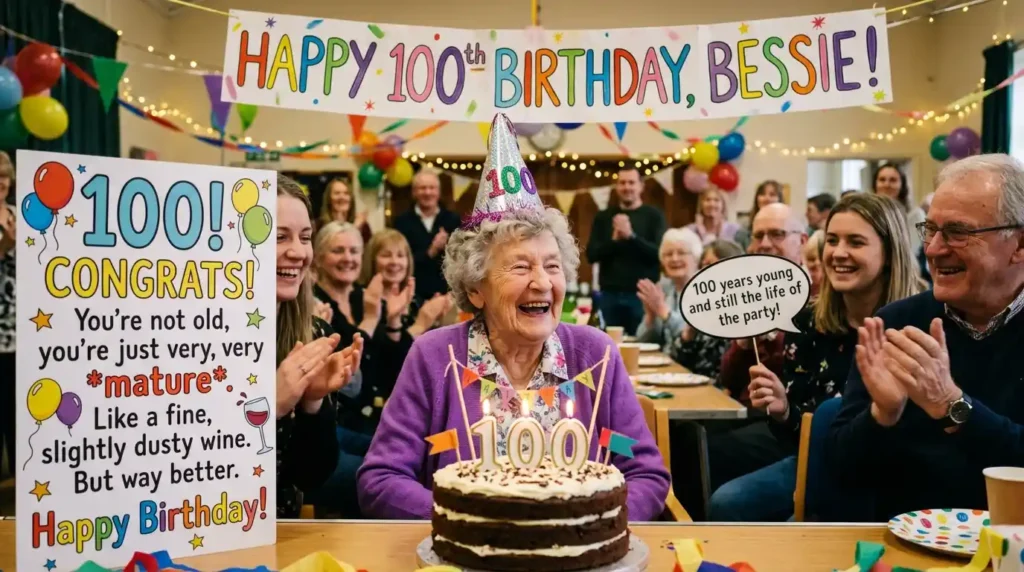 Funny Happy 100th Birthday Wishes