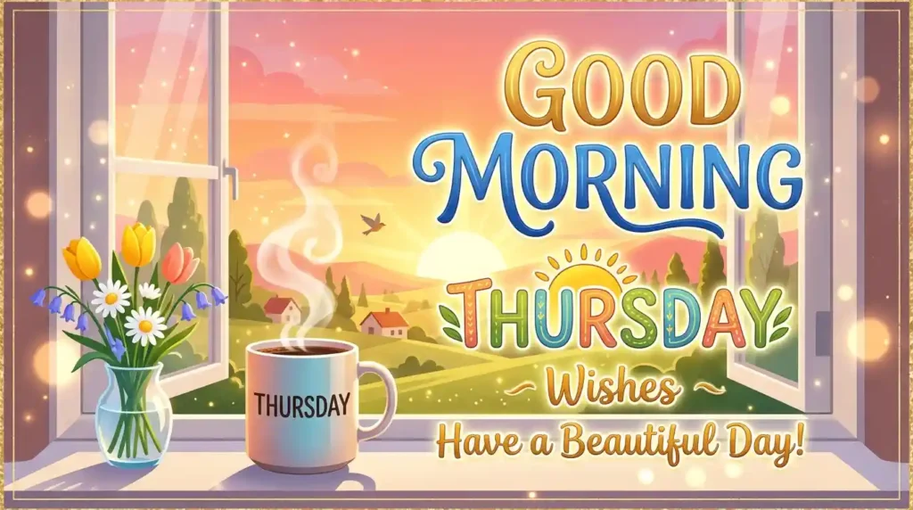 Good Morning Thursday Wishes GIF