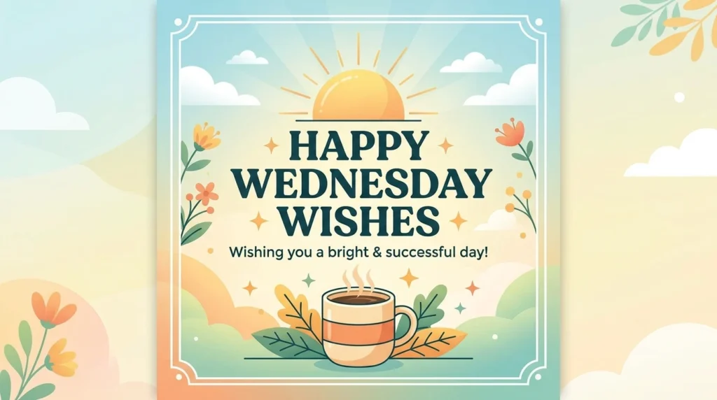 Happy Wednesday Wishes for WhatsApp