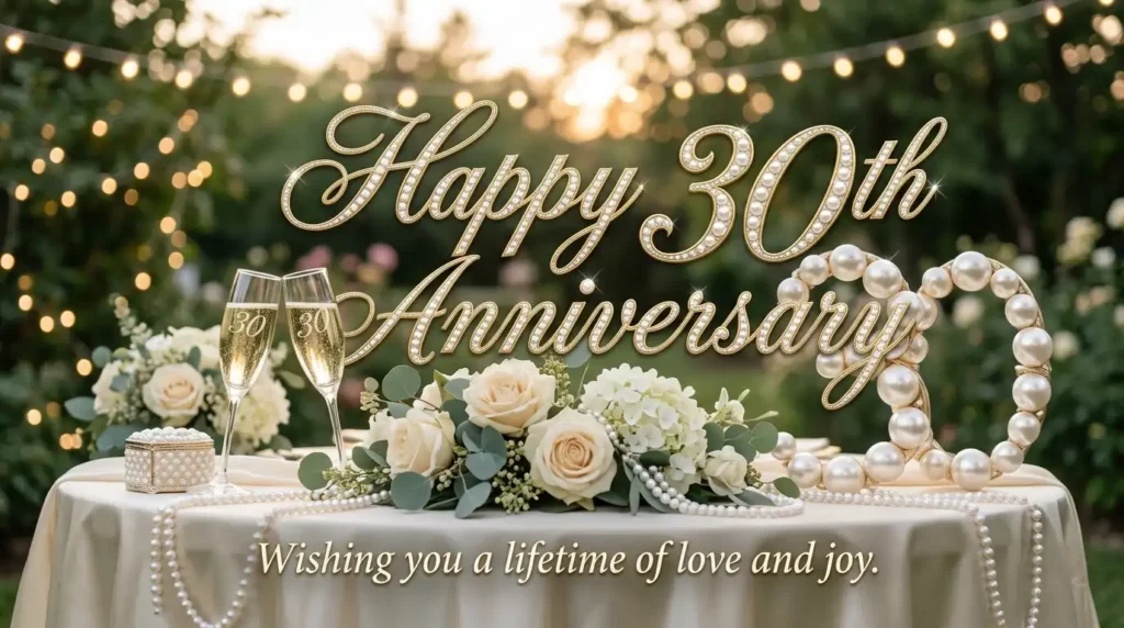 Heartfelt Happy 30th Anniversary Wishes