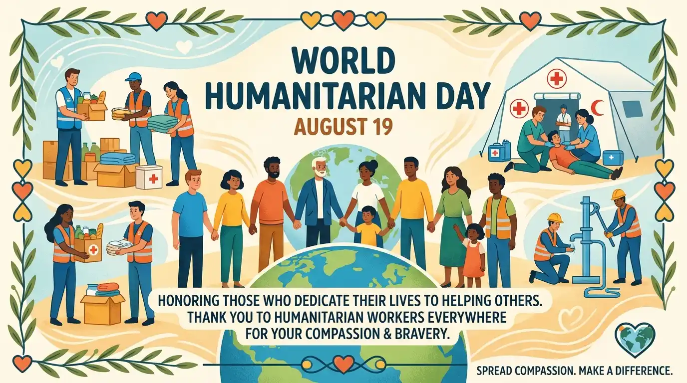 Humanitarian Day Wishes