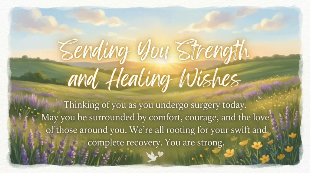 Inspirational Good Wishes for Surgery